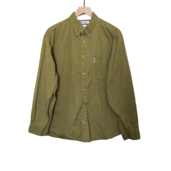 Columbia Other - Men's Columbia Button Down Shirt Green Large